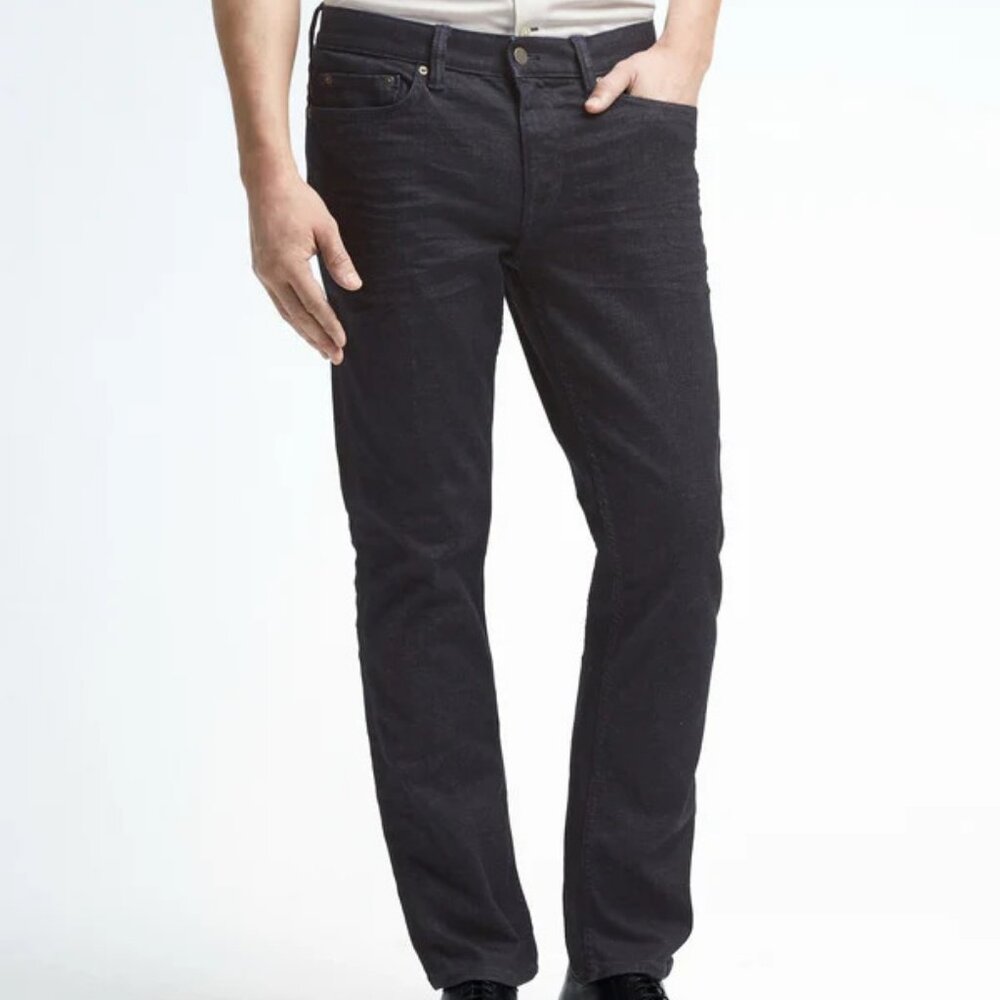 Banana Republic Slim Rapid Movement Denim Jean size 30/32 Rinse Wash